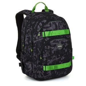 Studentský batoh Grafitti green Topgal VIKI 26041
